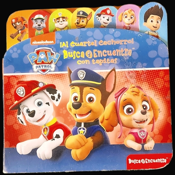 #KB3 Nickelodeon Paw Patrol Children’s Hard Cover Flip Flap Book - Picture 1 of 5